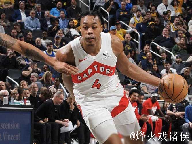 巴恩斯关键补篮完成2+1，猛龙最后35秒领先热火8分