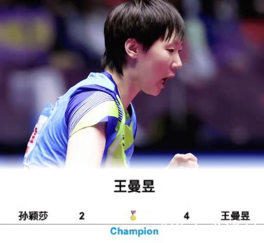 王曼昱全运会女单成功卫冕 孙颖莎逆转4赛点获亚军